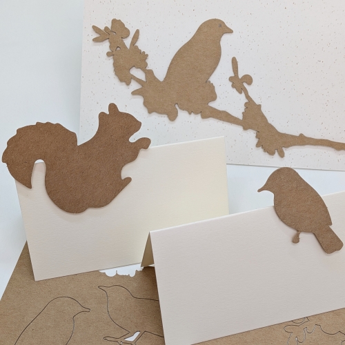 Bastelbogen "Vögel"  zum Gestalten & Verzieren